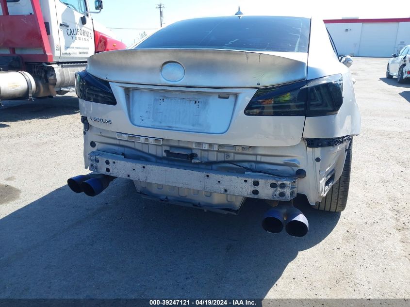 2007 Lexus Is 250 VIN: JTHBK262X75045501 Lot: 39247121