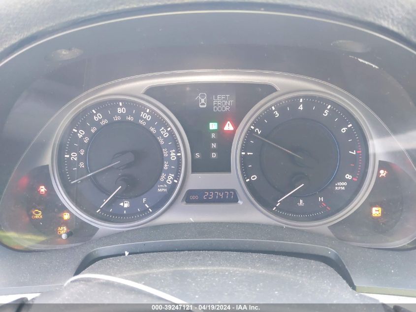 2007 Lexus Is 250 VIN: JTHBK262X75045501 Lot: 39247121