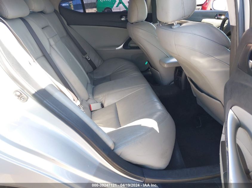 2007 Lexus Is 250 VIN: JTHBK262X75045501 Lot: 39247121