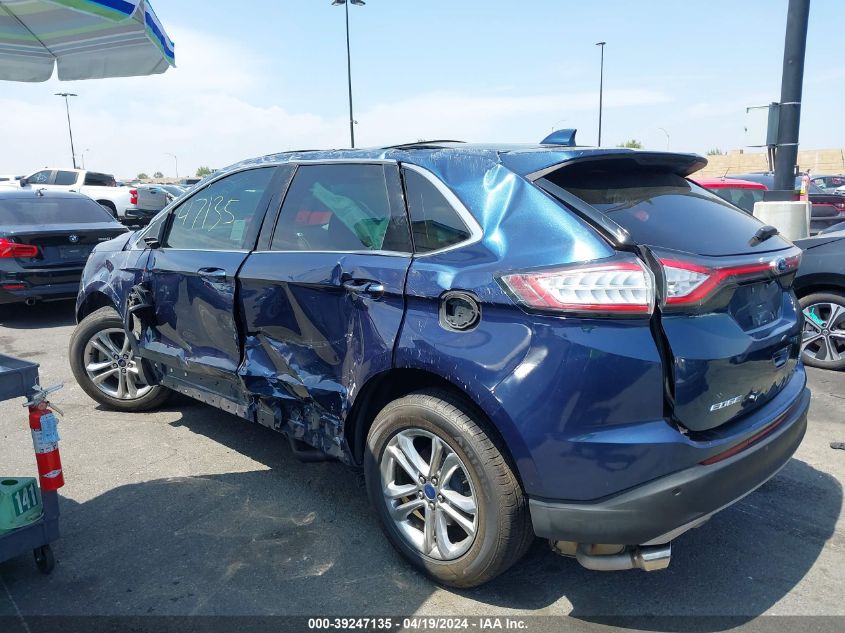 2017 Ford Edge Sel VIN: 2FMPK3J99HBB27729 Lot: 39247135