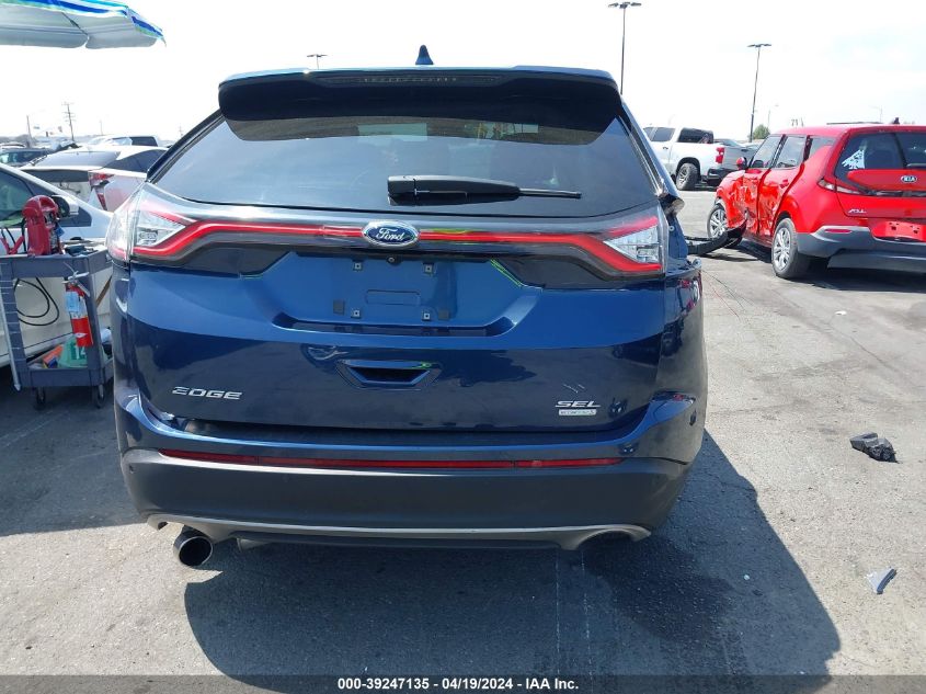 2017 Ford Edge Sel VIN: 2FMPK3J99HBB27729 Lot: 39247135