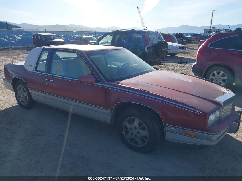 1988 Cadillac Eldorado VIN: 1G6EL1157JU615610 Lot: 39247137