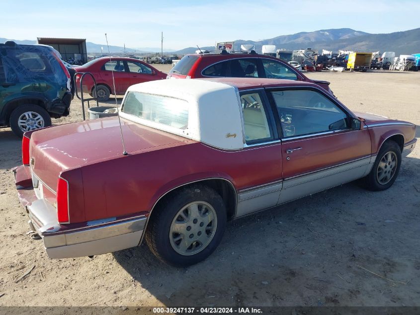 1988 Cadillac Eldorado VIN: 1G6EL1157JU615610 Lot: 39247137