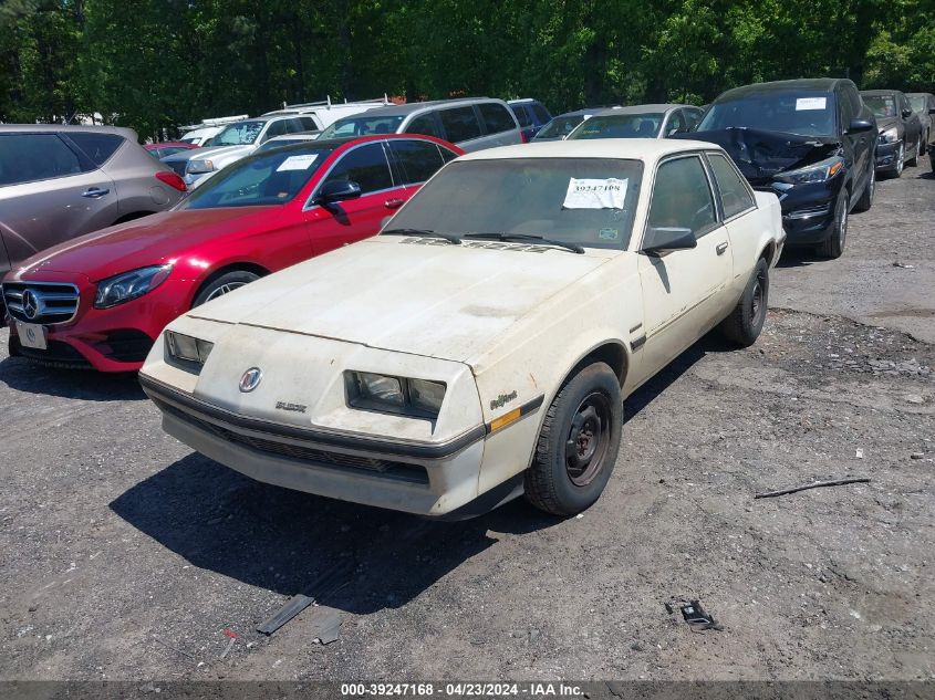 1986 Buick Skyhawk Custom VIN: 1G4JS27P0GK487871 Lot: 39247168