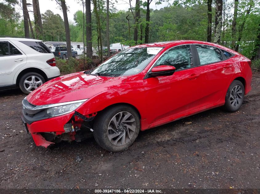 2018 Honda Civic Ex VIN: 2HGFC2F73JH610992 Lot: 39247186