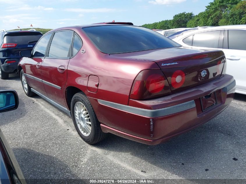 2G1WF55K319107740 | 2001 CHEVROLET IMPALA