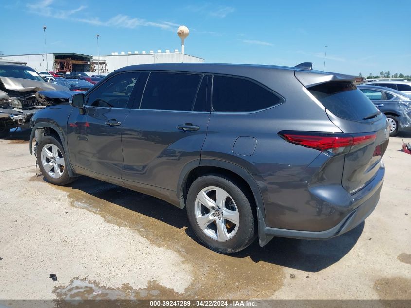 2021 Toyota Highlander Le VIN: 5TDBZRBHXMS546412 Lot: 39247289