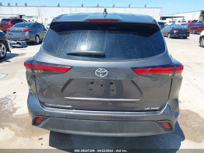 2021 TOYOTA HIGHLANDER LE - 5TDBZRBHXMS546412