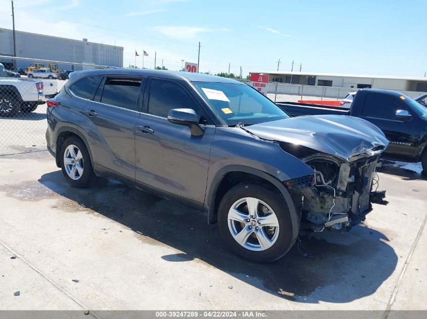 2021 TOYOTA HIGHLANDER LE - 5TDBZRBHXMS546412