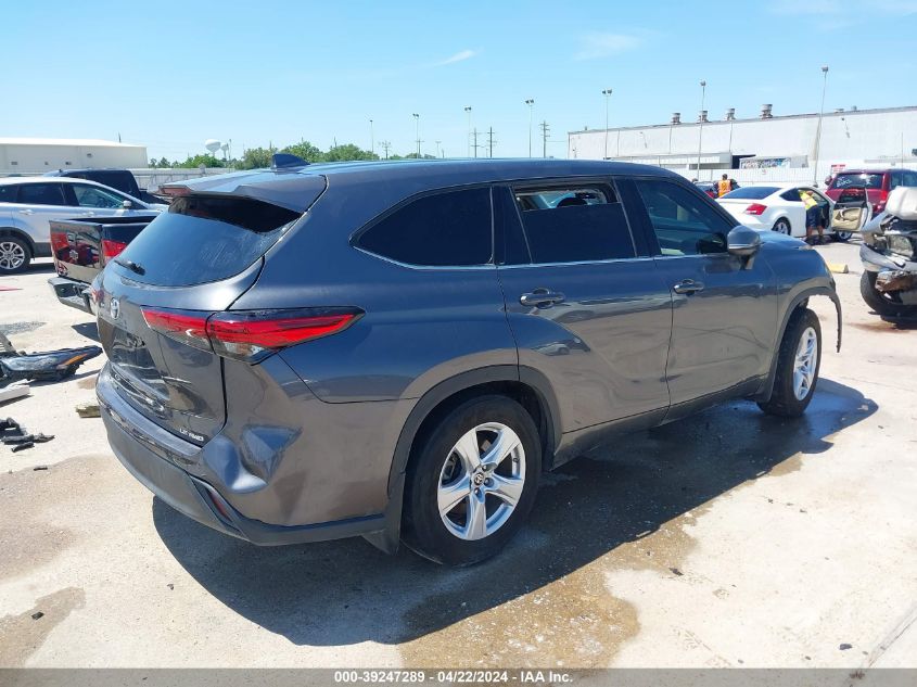 2021 Toyota Highlander Le VIN: 5TDBZRBHXMS546412 Lot: 39247289