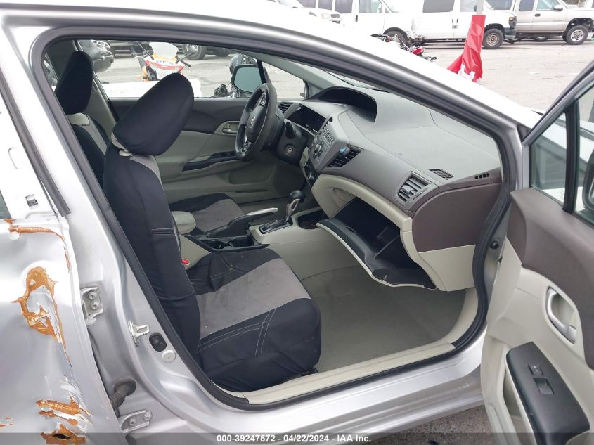 2012 Honda Civic Lx VIN: 2HGFB2F50CH569046 Lot: 39447799