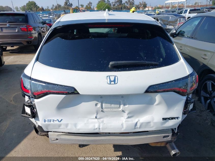 2023 Honda Hr-V 2Wd Sport VIN: 3CZRZ1H57PM704037 Lot: 39247620