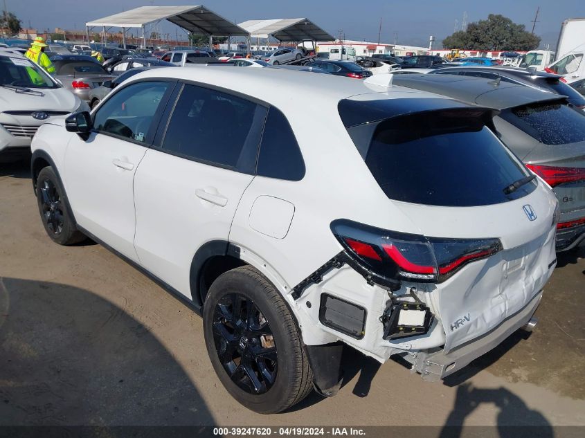 2023 Honda Hr-V 2Wd Sport VIN: 3CZRZ1H57PM704037 Lot: 39247620