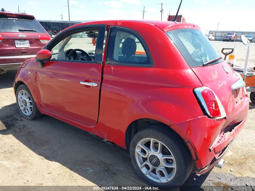 2015 Fiat 500 Pop VIN: 3C3CFFAR0FT609679 Lot: 39247638