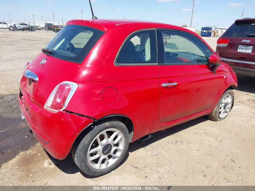 2015 Fiat 500 Pop VIN: 3C3CFFAR0FT609679 Lot: 39247638