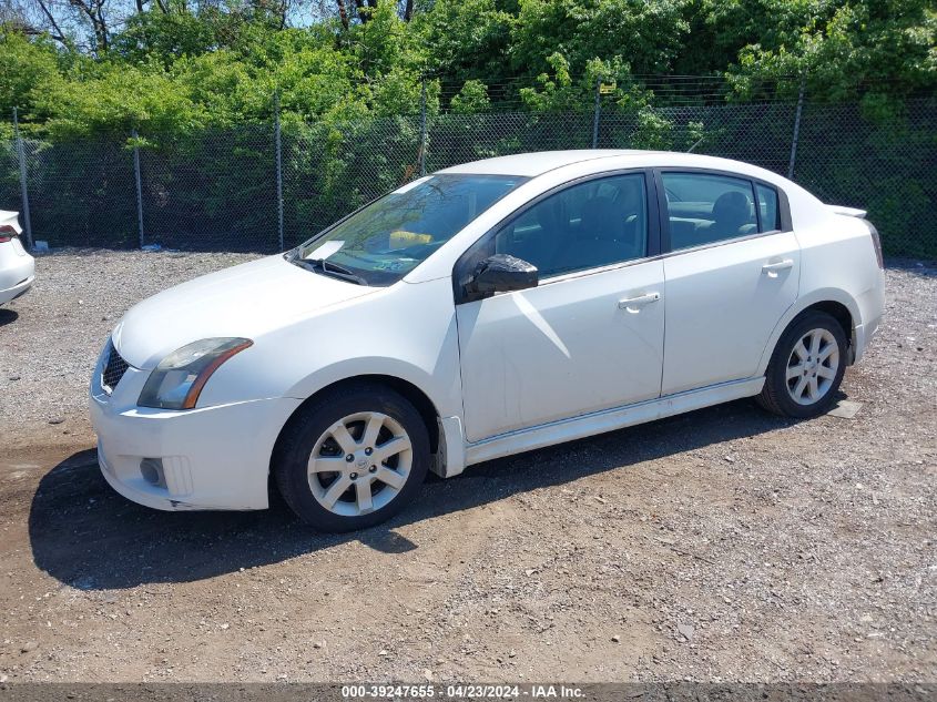 3N1AB6AP7CL728695 | 2012 NISSAN SENTRA