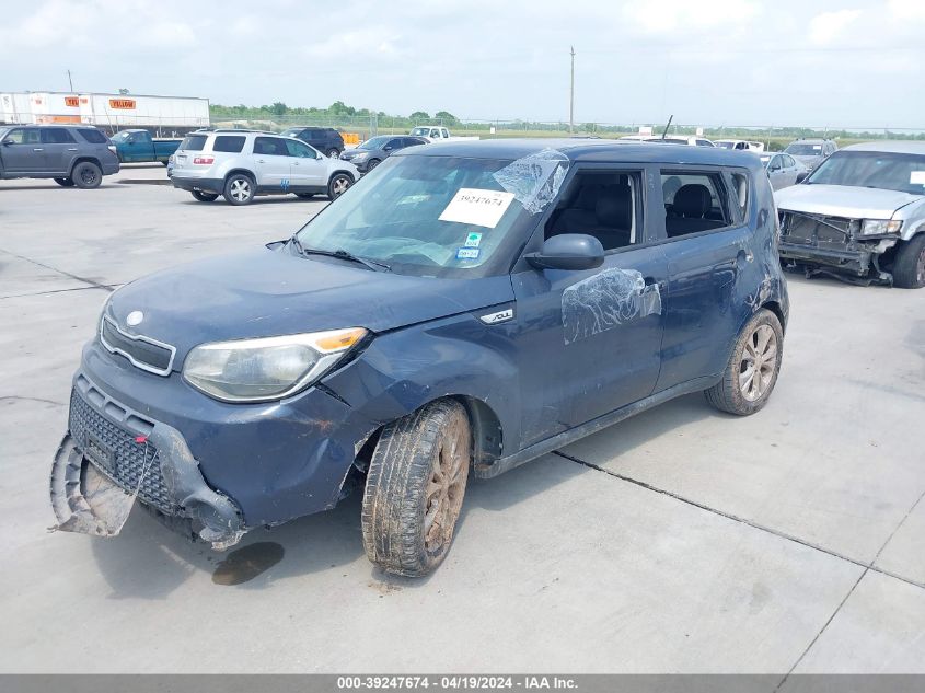 2015 Kia Soul + VIN: KNDJP3A59F7140205 Lot: 39247674