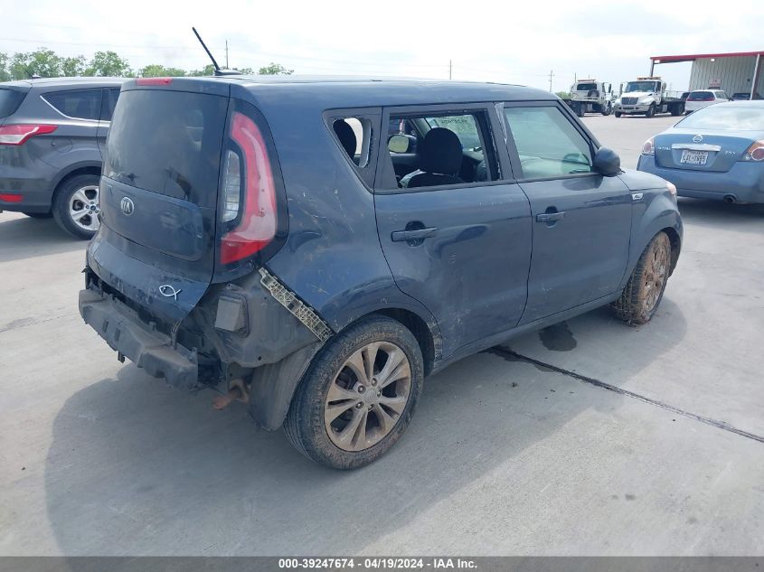 2015 Kia Soul + VIN: KNDJP3A59F7140205 Lot: 39247674