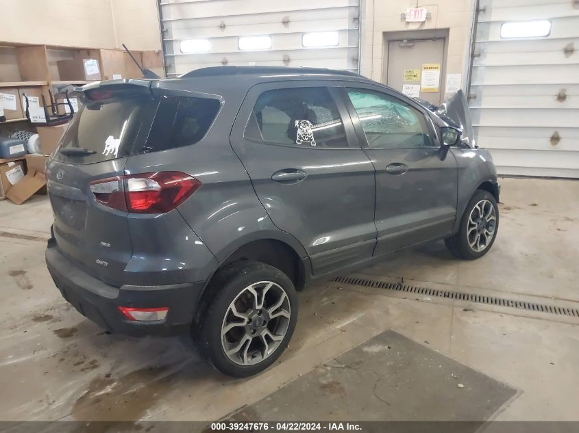 2019 Ford Ecosport Ses VIN: MAJ6S3JL7KC287603 Lot: 39247676