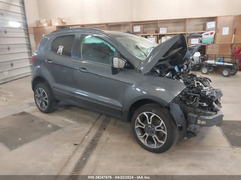 2019 Ford Ecosport Ses VIN: MAJ6S3JL7KC287603 Lot: 39247676