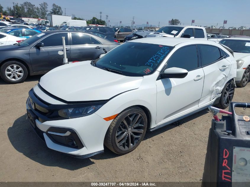 2021 Honda Civic Sport VIN: SHHFK7H43MU402816 Lot: 40739893