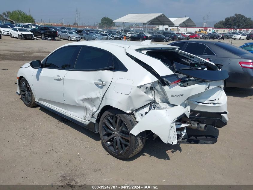 2021 Honda Civic Sport VIN: SHHFK7H43MU402816 Lot: 40739893