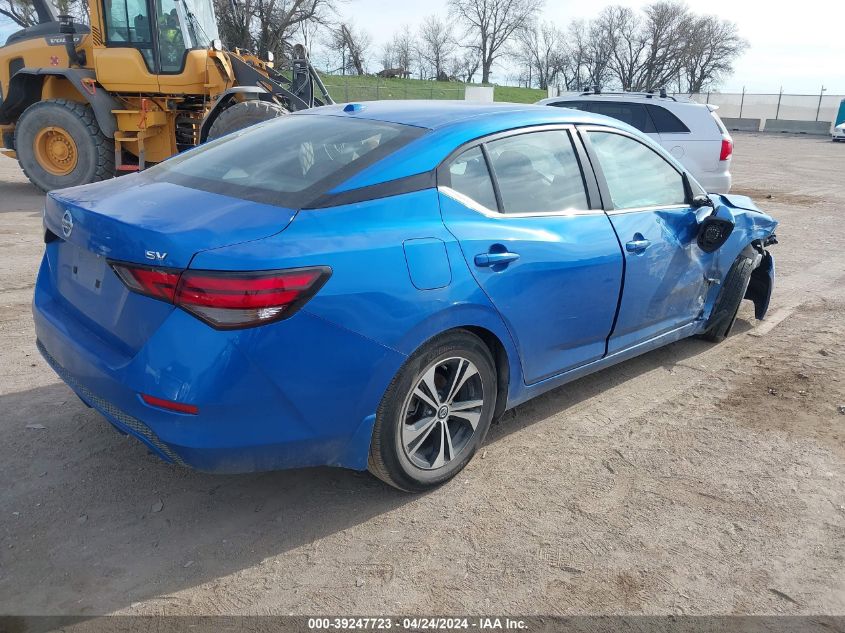 3N1AB8CV7PY262816 2023 Nissan Sentra Sv Xtronic Cvt