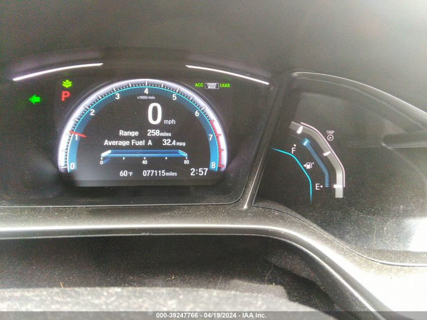 2019 Honda Civic Ex VIN: SHHFK7H64KU413449 Lot: 39247766