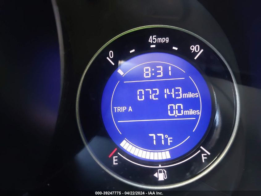 2016 Honda Fit Ex-L VIN: JHMGK5H98GS015240 Lot: 39247775