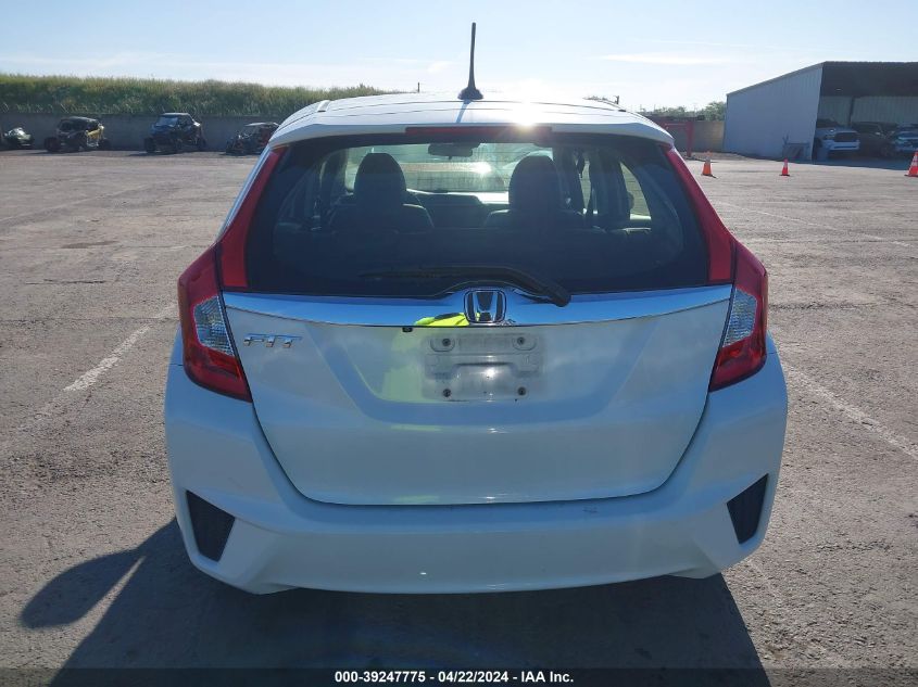 2016 Honda Fit Ex-L VIN: JHMGK5H98GS015240 Lot: 39247775