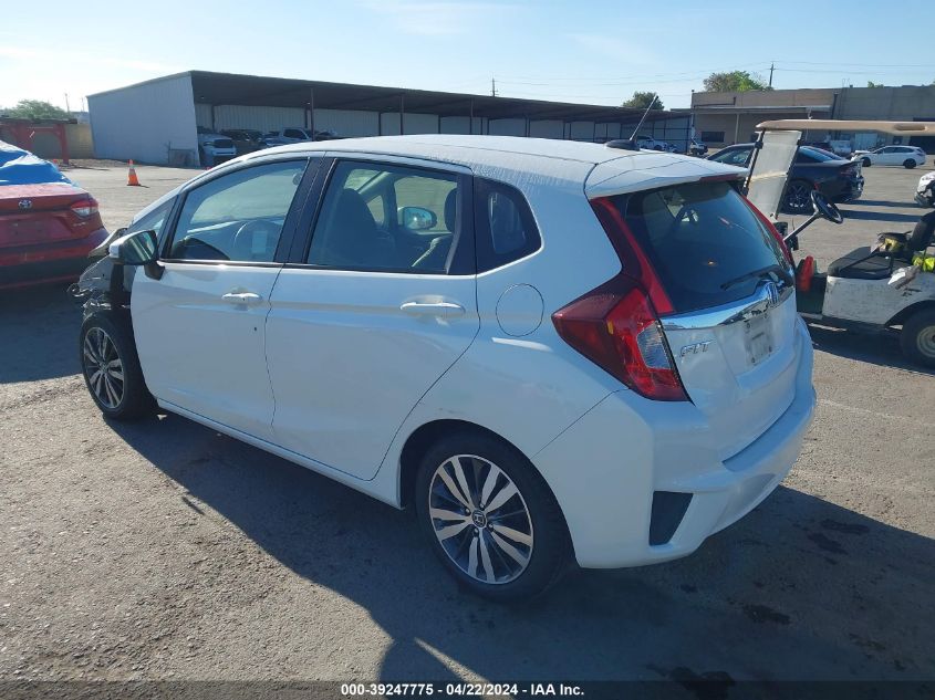 2016 Honda Fit Ex-L VIN: JHMGK5H98GS015240 Lot: 39247775