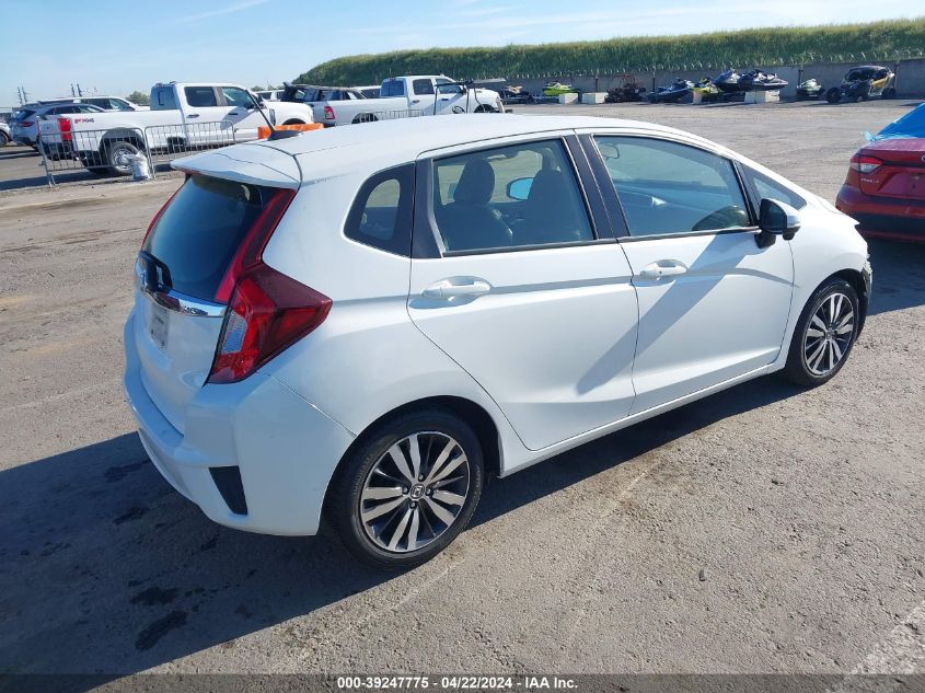 2016 Honda Fit Ex-L VIN: JHMGK5H98GS015240 Lot: 39247775