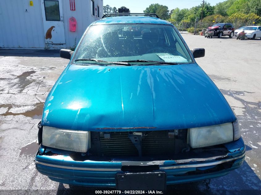 1995 Mercury Tracer Trio VIN: 3MASM15J6SR651141 Lot: 39247779