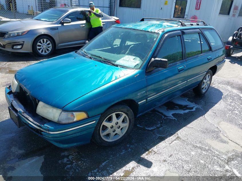 1995 Mercury Tracer Trio VIN: 3MASM15J6SR651141 Lot: 39247779