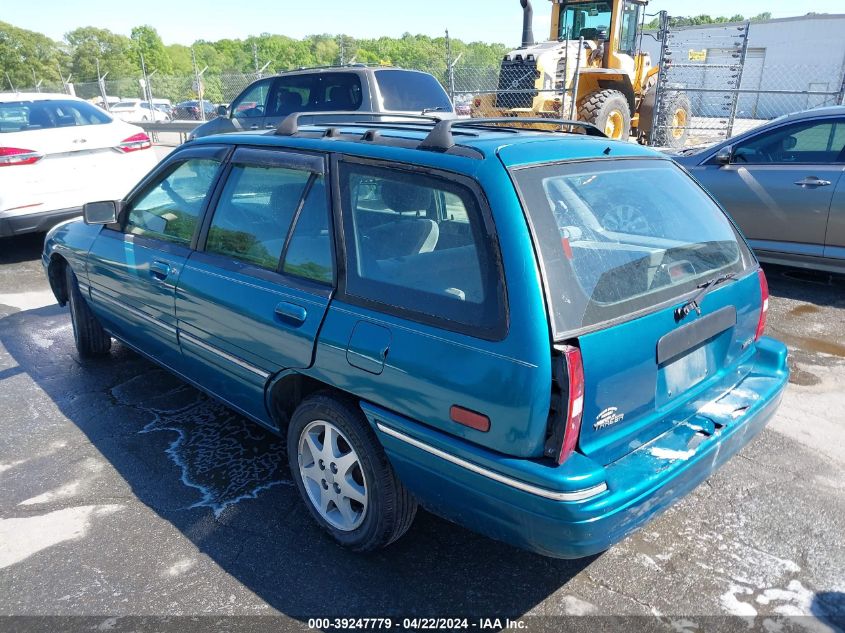 1995 Mercury Tracer Trio VIN: 3MASM15J6SR651141 Lot: 39247779