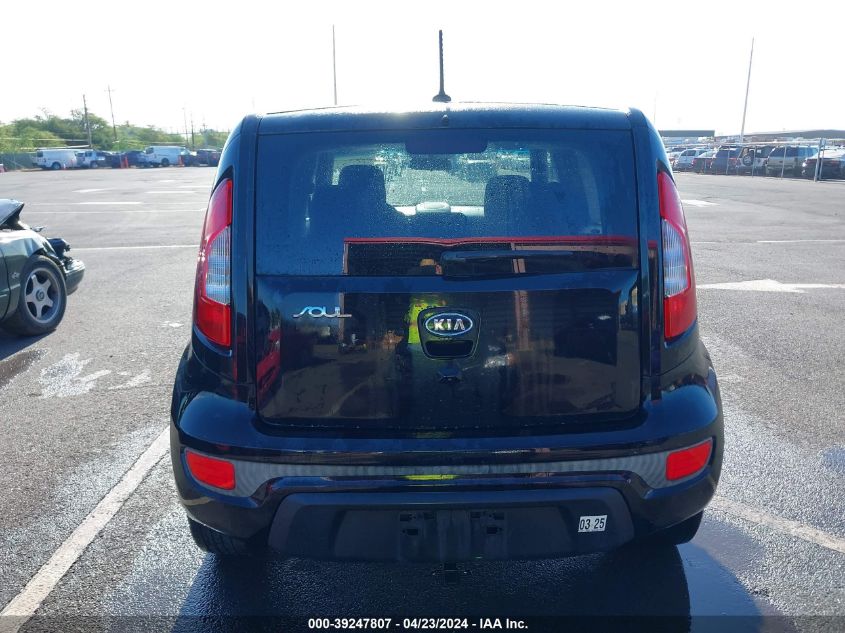 2012 Kia Soul + VIN: KNDJT2A65C7743811 Lot: 39247807