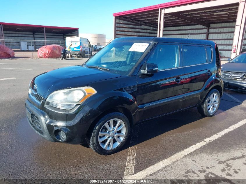 2012 Kia Soul + VIN: KNDJT2A65C7743811 Lot: 39247807