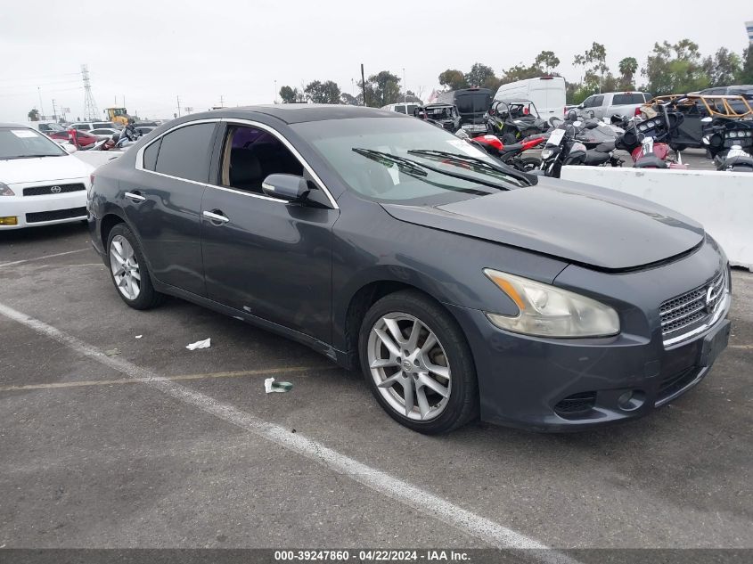 2010 Nissan Maxima 3.5 Sv VIN: 1N4AA5AP7AC869856 Lot: 39247860