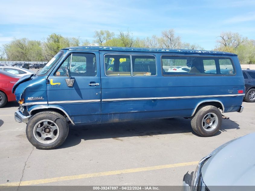 1990 Chevrolet G30 VIN: 2GAGG39N7L4144493 Lot: 39247897