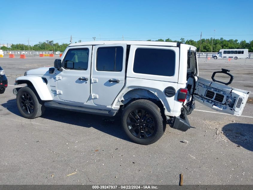 2021 Jeep Wrangler 4Xe Unlimited Sahara 4X4 VIN: 1C4JJXP63MW742206 Lot: 39247937