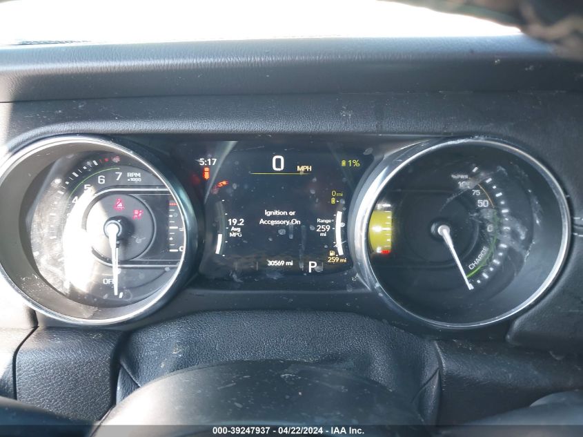 2021 Jeep Wrangler 4Xe Unlimited Sahara 4X4 VIN: 1C4JJXP63MW742206 Lot: 39247937