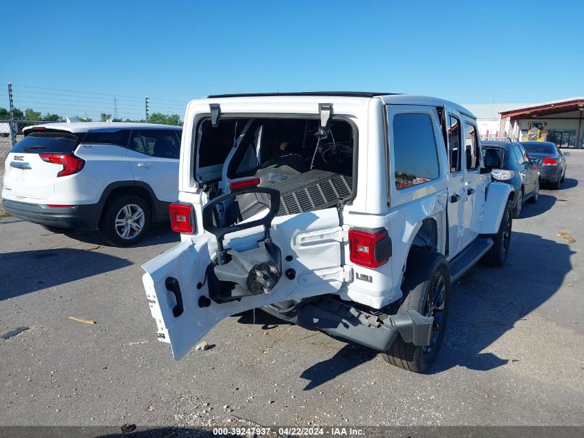 2021 Jeep Wrangler 4Xe Unlimited Sahara 4X4 VIN: 1C4JJXP63MW742206 Lot: 39247937