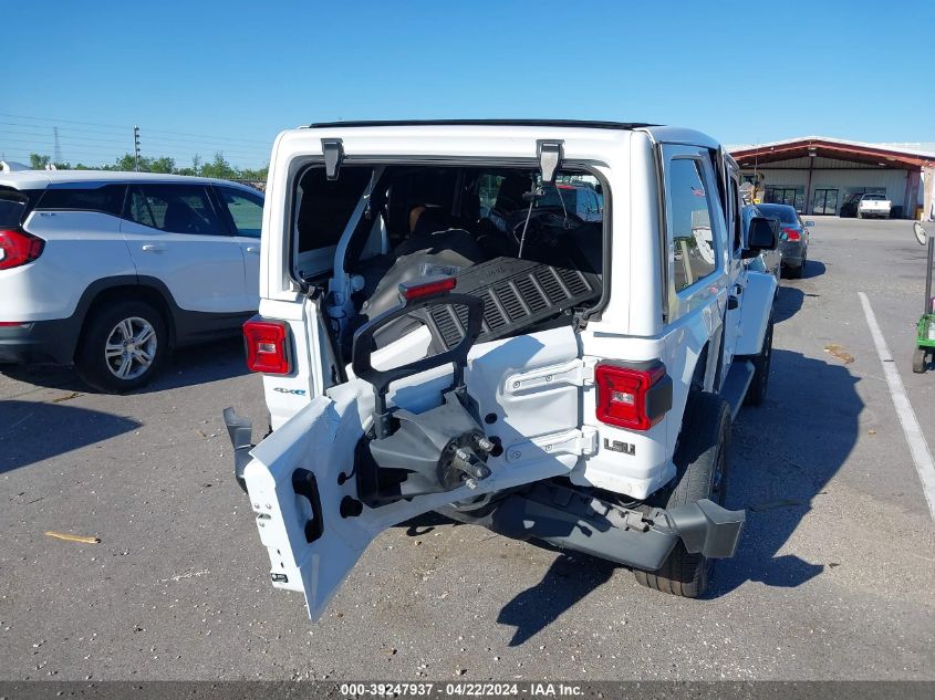2021 Jeep Wrangler 4Xe Unlimited Sahara 4X4 VIN: 1C4JJXP63MW742206 Lot: 39247937