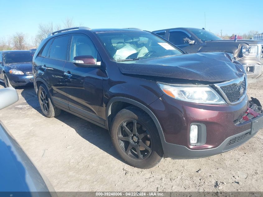 2014 Kia Sorento Lx VIN: 5XYKT4A63EG504506 Lot: 39248006