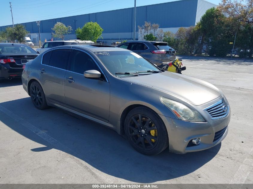 2012 Infiniti G37 Journey VIN: JN1CV6AP7CM621796 Lot: 39248194