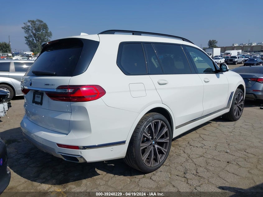 2022 BMW X7 xDrive40I VIN: 5UXCW2C04N9M45524 Lot: 39248229