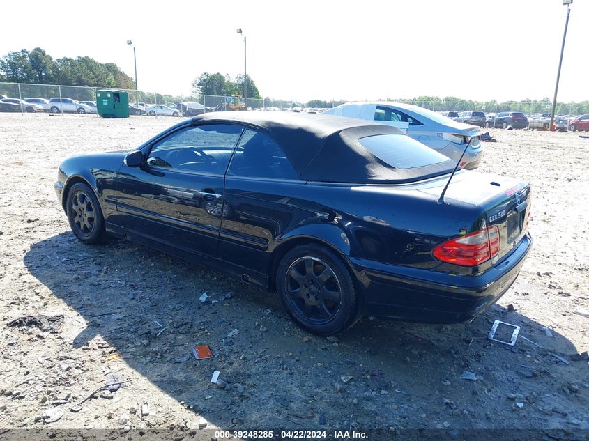 2001 Mercedes-Benz Clk 320 VIN: WDBLK65G01T077451 Lot: 39248285