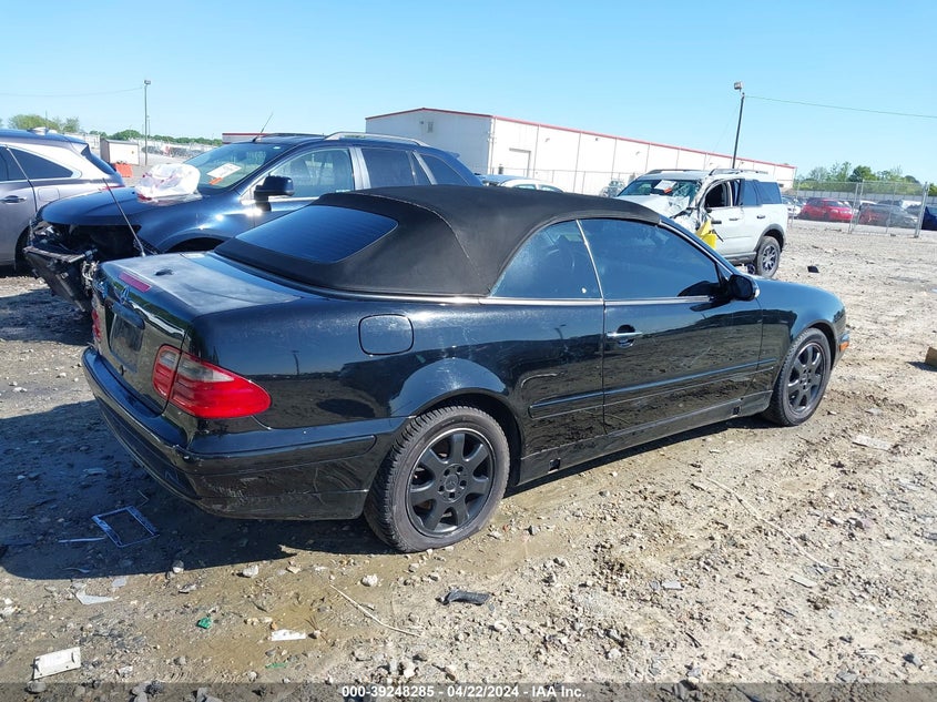 2001 Mercedes-Benz Clk 320 VIN: WDBLK65G01T077451 Lot: 39248285