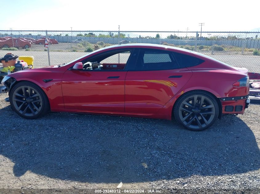 2021 Tesla Model S Long Range Dual Motor All-Wheel Drive VIN: 5YJSA1E54MF435188 Lot: 39248312