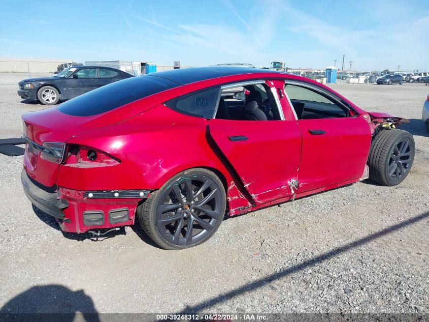 2021 Tesla Model S Long Range Dual Motor All-Wheel Drive VIN: 5YJSA1E54MF435188 Lot: 39248312